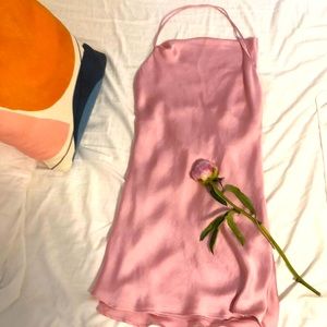 Zara Pink Short Slip Dress